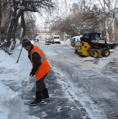 Уборка в зимний период
